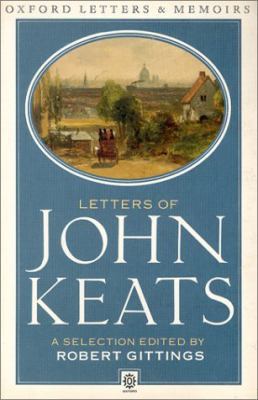 Letters of John Keats B000LNGBUY Book Cover