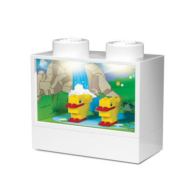 Product Bundle Lego 1x2 Lighted Display Night Light with Duck Recruitment Set Book