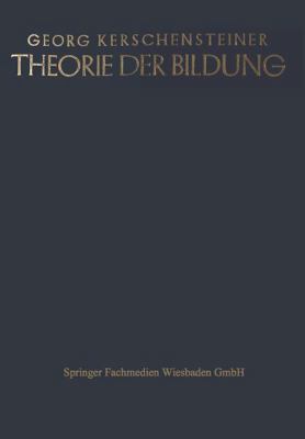 Theorie Der Bildung [German] 3663152324 Book Cover