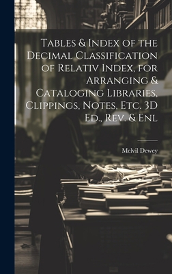 Tables & Index of the Decimal Classification of... 1019495979 Book Cover