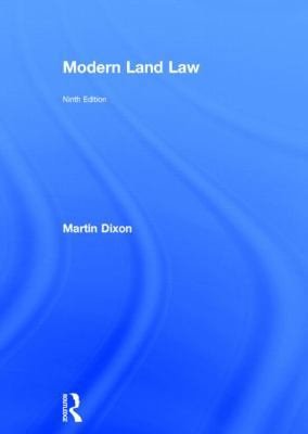 Modern Land Law 0415732336 Book Cover