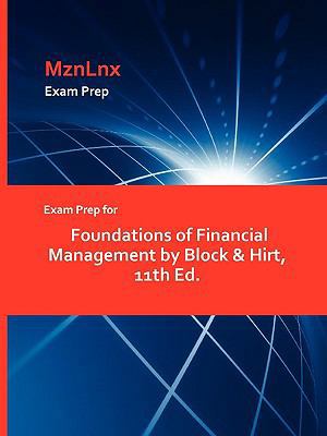 Exam Prep for Foundations of Financial Manageme... 1428869875 Book Cover
