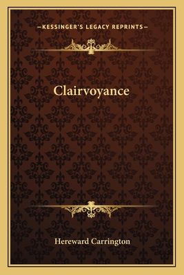 Clairvoyance 1162824018 Book Cover