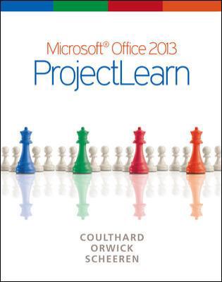 Microsoft Office 2013: Projectlearn 0073519405 Book Cover