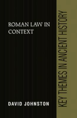 Roman Law in Context 0521630460 Book Cover