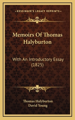 Memoirs Of Thomas Halyburton: With An Introduct... 1165513579 Book Cover
