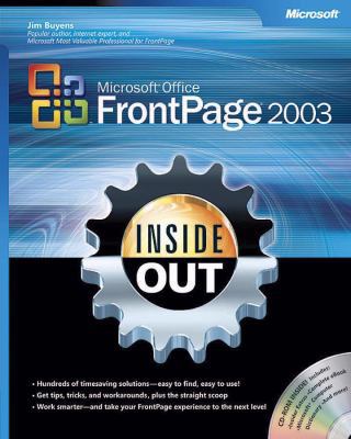 Microsofta Office Frontpagea 2003 Inside Out 0735615101 Book Cover