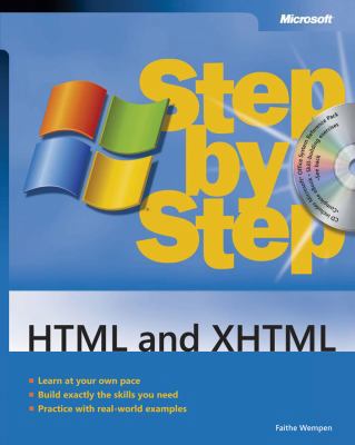 HTML and XHTML Step by Step 0735622639 Book Cover