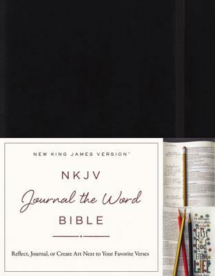 NKJV, Journal the Word Bible, Hardcover, Black,... 0718089650 Book Cover