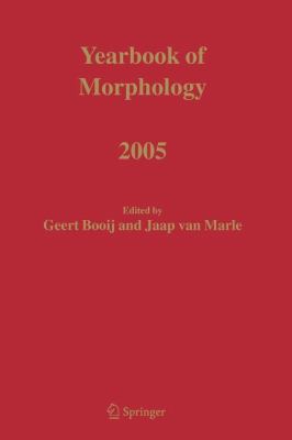 Yearbook of Morphology 2005 9048170303 Book Cover