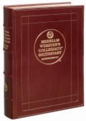 Merriam-Webster's Collegiate Dictionary 0877798117 Book Cover