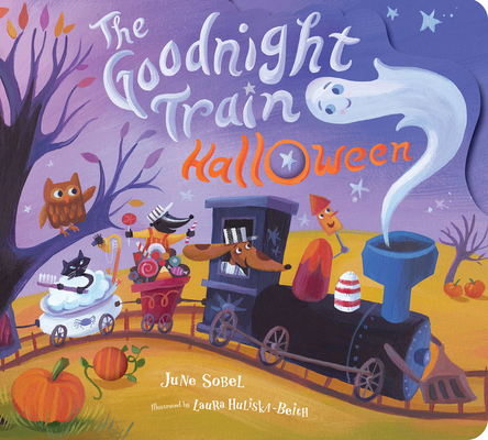 Goodnight Train Halloween Board Book: A Hallowe... 0358626072 Book Cover