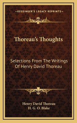 Thoreau's Thoughts: Selections from the Writing... 1163493791 Book Cover