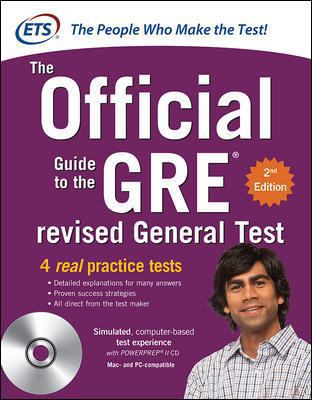 GRE the Official Guide to the Revised General T... 007179123X Book Cover