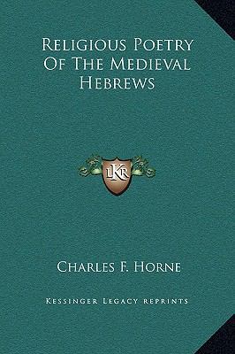 Religious Poetry Of The Medieval Hebrews 1169186378 Book Cover