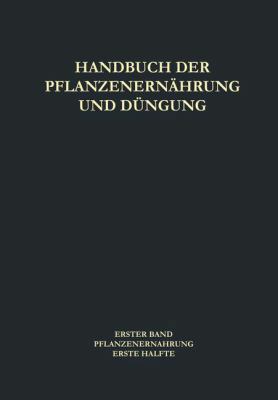 Pflanzenernährung [German] 3709182212 Book Cover