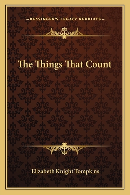 The Things That Count 1163793701 Book Cover