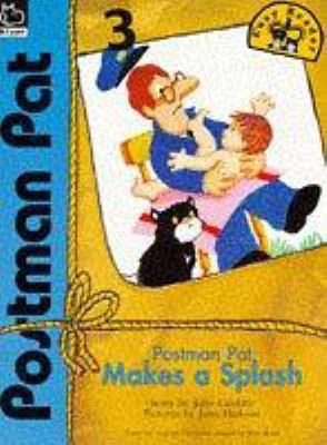 Postman Pat Makes a Splash (Postman Pat Easy Re... 0590191047 Book Cover