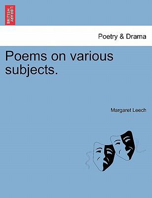 Poems on Various Subjects. 1241038848 Book Cover