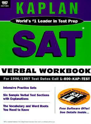 KAPLAN SAT VERBAL WORKBOOK 0684833794 Book Cover