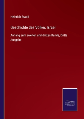 Geschichte des Volkes Israel: Anhang zum zweite... [German] 3752546484 Book Cover