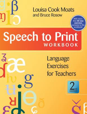 Speech to Print Workbook: Language Exercises fo... 1598571621 Book Cover