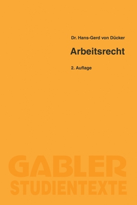 Arbeitsrecht [German] 3409021264 Book Cover