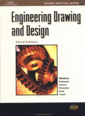 Engineering Drawing & Design (Drafting Series) 0766816346 Book Cover