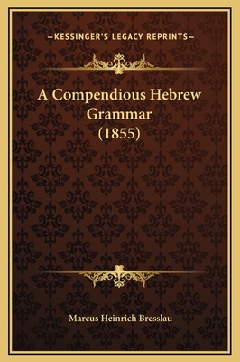 A Compendious Hebrew Grammar (1855) 1169374077 Book Cover