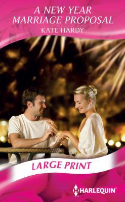 A New Year Marriage Proposal [Large Print] 0263256146 Book Cover