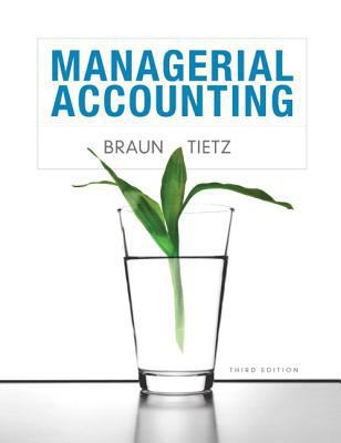 Managerial Accounting 0132890542 Book Cover