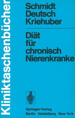 Diät Für Chronisch Nierenkranke: Eine Diätfibel... [German] 3540062262 Book Cover