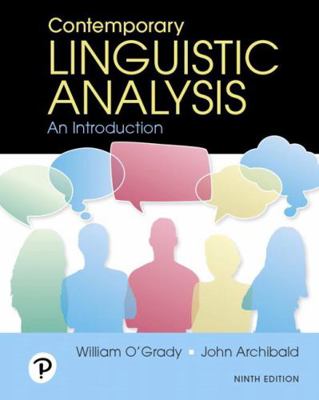 Contemporary Linguistic Analysis: An Introducti... 0134652304 Book Cover