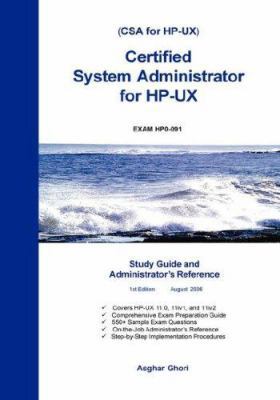 Certified System Administrator for HP-UX 1424322820 Book Cover