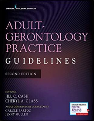 Adult-Gerontology Practice Guidelines 0826195180 Book Cover