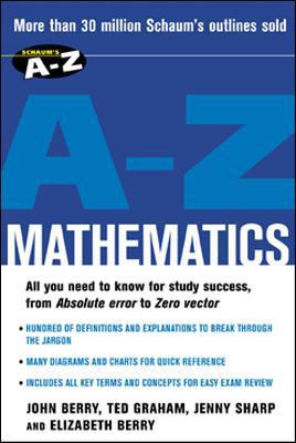 Schaum's A-Z Mathematics 0071419365 Book Cover