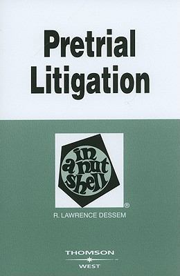 Pretrial Litigation in a Nutshell (Nutshell Ser... 0314184279 Book Cover