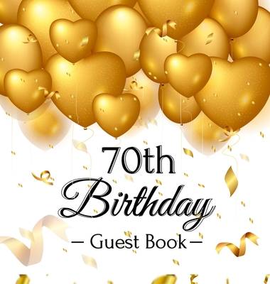 70th Birthday Guest Book: Keepsake Gift for Men... 8395823088 Book Cover