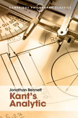 Kant's Analytic 1107140544 Book Cover