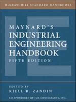 Maynard's Industrial Engineering Handbook 0070411026 Book Cover