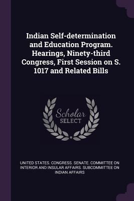 Indian Self-determination and Education Program... 137899759X Book Cover