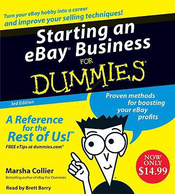 Starting an E-Bay Business for Dummies 0061765902 Book Cover