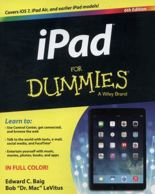 iPad for Dummies 1118723066 Book Cover