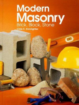 Modern Masonry: Brick, Block, Stone 1566373425 Book Cover