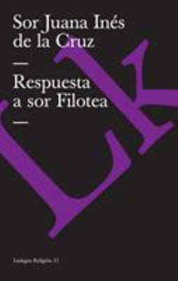 Respuesta a sor Filotea [Spanish] 8498165679 Book Cover