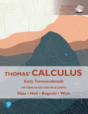 Thomas' Calculus: Early Transcendentals, SI Units 1292725907 Book Cover
