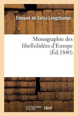 Monographie Des Libellulidées d'Europe [French] 2016176970 Book Cover
