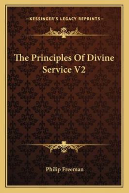 The Principles Of Divine Service V2 1162978996 Book Cover