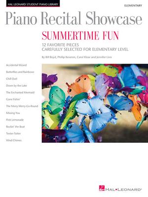 Piano Recital Showcase: Summertime Fun: 12 Favo... 142349590X Book Cover