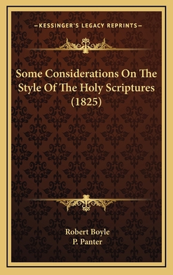 Some Considerations On The Style Of The Holy Sc... 1167088670 Book Cover